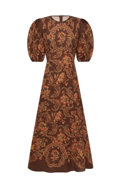 ALEMAIS SERAPHINA MIDI DRESS