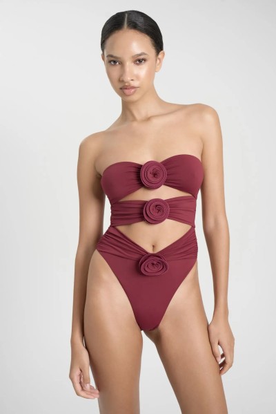 LA REVECHE VESNA ONE PIECE BURGUNDY
