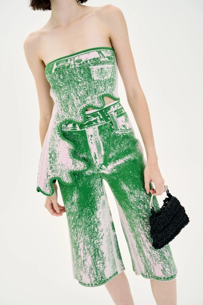 PH5 LAUREL UV REACTIVE FAKE DENIM PANTALONE